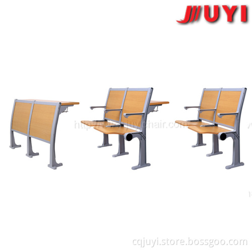 Metal Frame conference Room Chair ,Wholesale Classroom meeting Chair With wooden Writing Pad